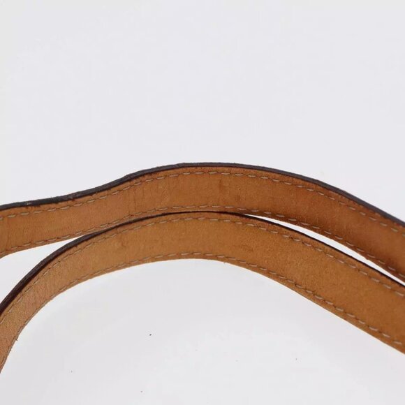 CELINE Macadam Canvas Hand Bag PVC Leather Brown Gold Auth - Picture 8 of 16